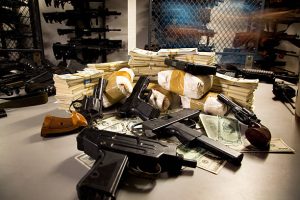 Firearm-drugs